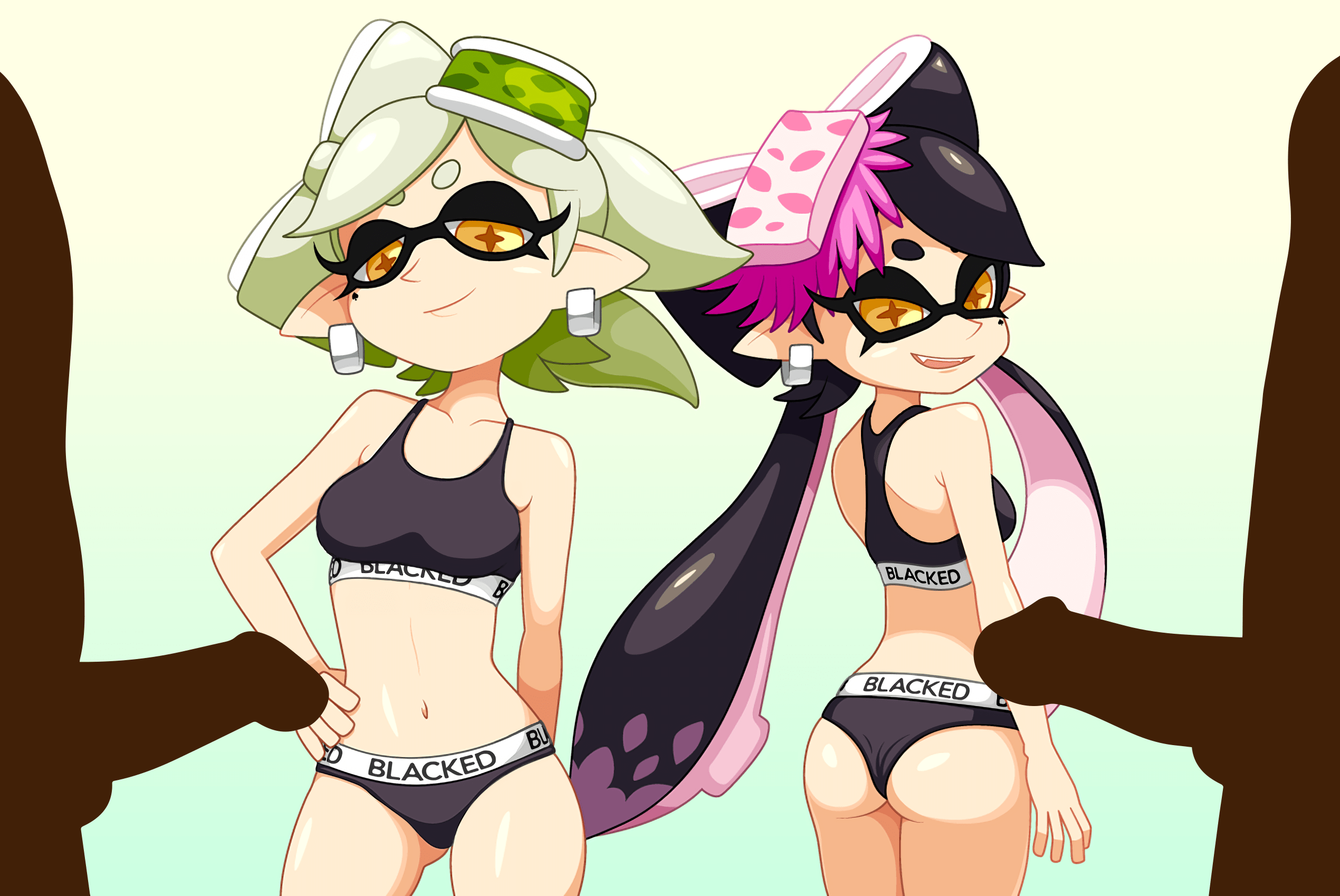 Post 3432103: blacked.com Callie edit Marie Splatoon Squid_Sisters YutaAGC
