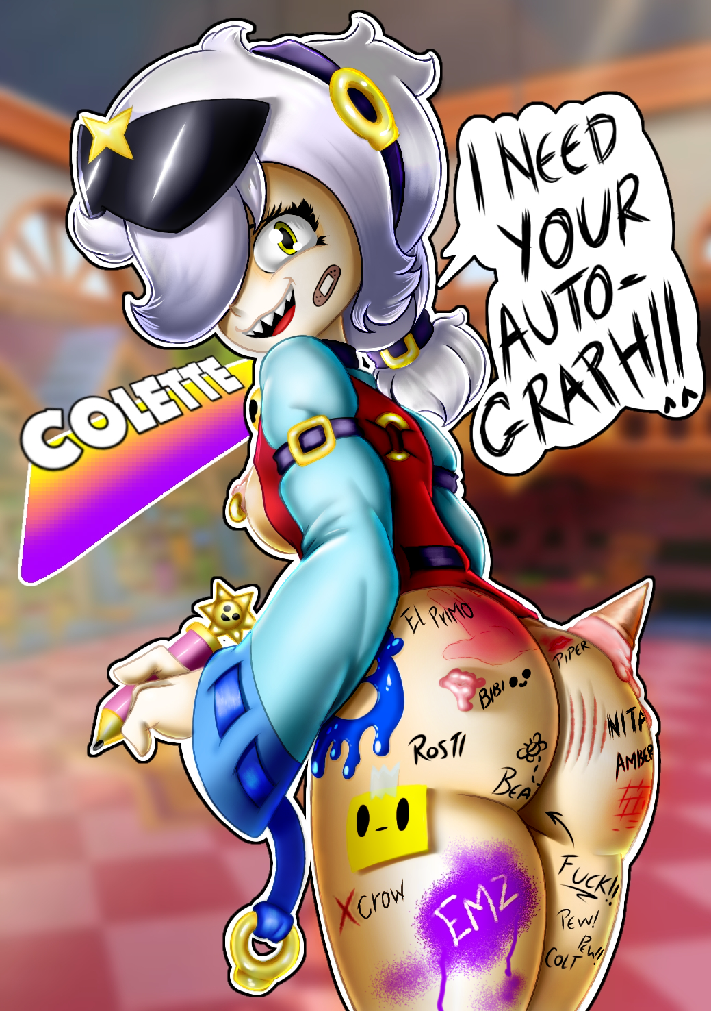 Colette(brawl star)  funny cocks & best free porn: r34, futanari, shemale,  hentai, femdom and fandom porn