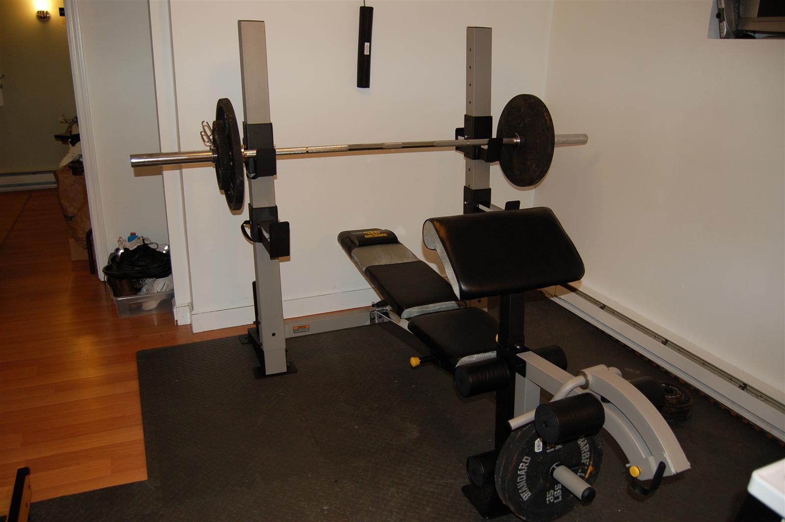 My apartment home gym