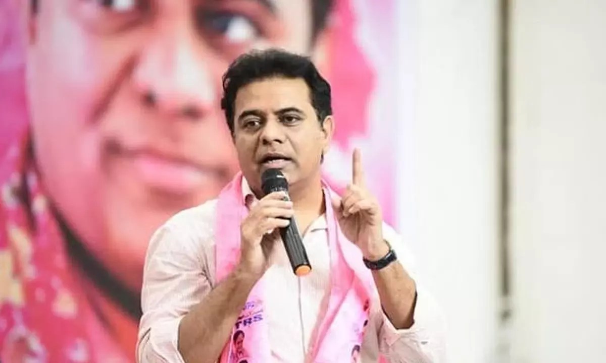 KTR Fire on Congress party