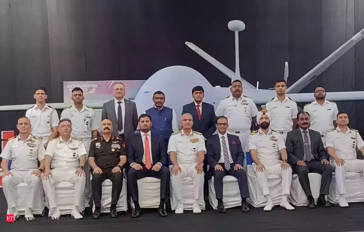 Adani Group unveils first indigenously manufactured Drishti 10 UAV with 36 hours of endurance