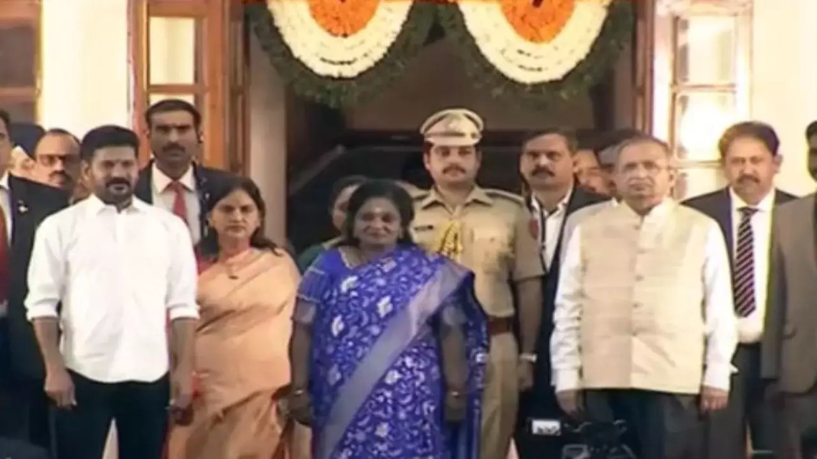 at home function in telangana raj bhavan 