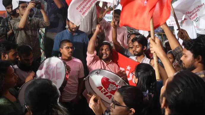 In JNU elections, the fight is fierce.. United Left Front is the victory In JNU elections, the fight is fierce.. United Left Front is the victory