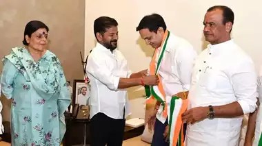 An unexpected shock for the BRS party.. Amit Reddy joins the Congress party!
