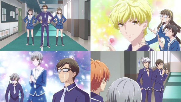 To convince takei that his hair is naturally black and white, haru drags him&nbsp;. Fruits Basket Page 2 Rabujoi An Anime Blog