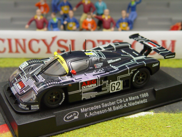 Slot.it SICA06D MERCEDES SAUBER C9 #62 Le Mans 1988 AEG Olympia