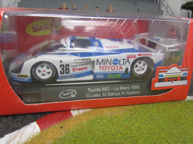 Slot.it SICA19D Toyota 88C Minolta No.36 Le Mans 1988 Open Box