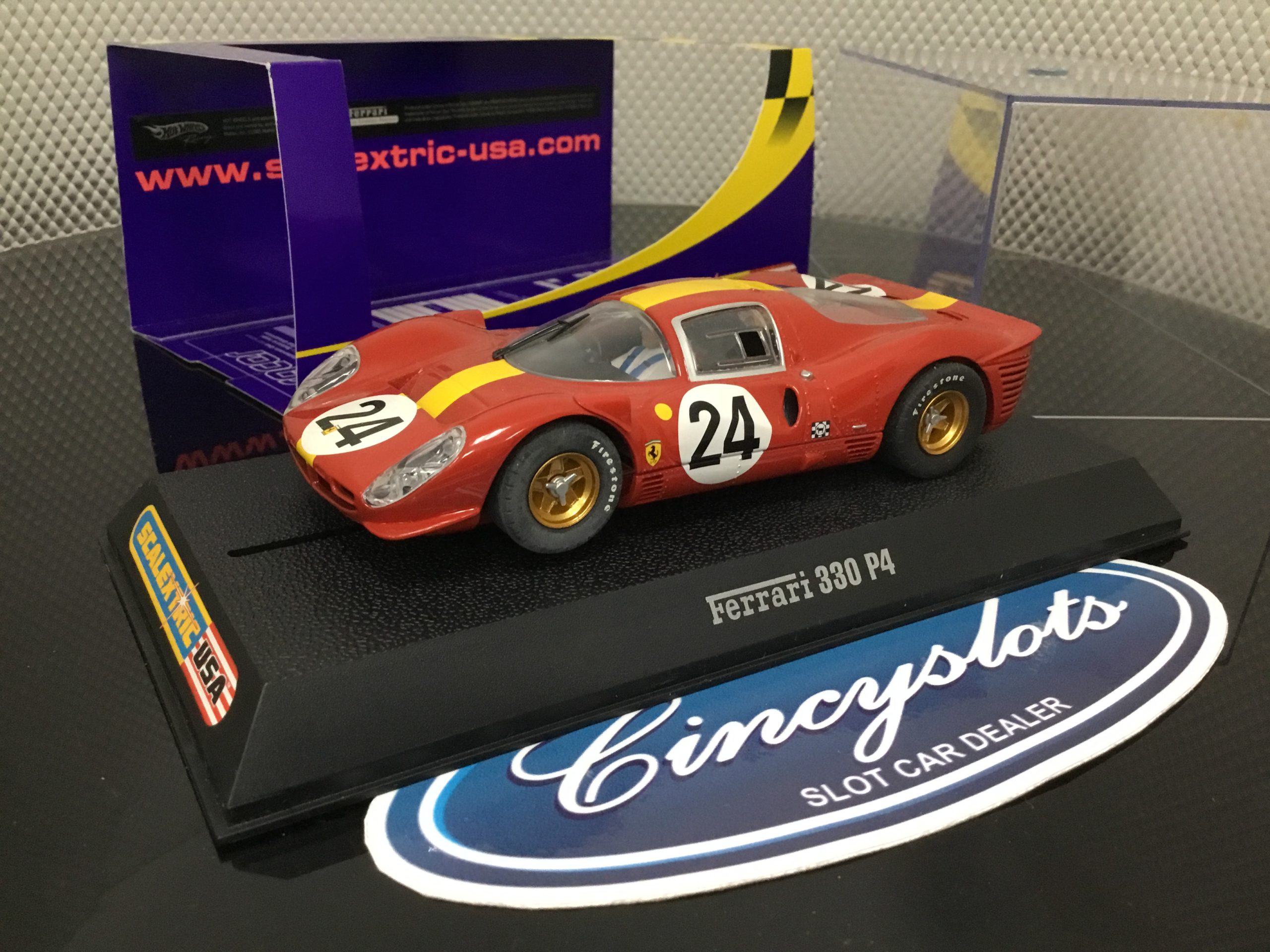 Scalextric C2642 Ferrari 330 P4 #24 Lightly Used.