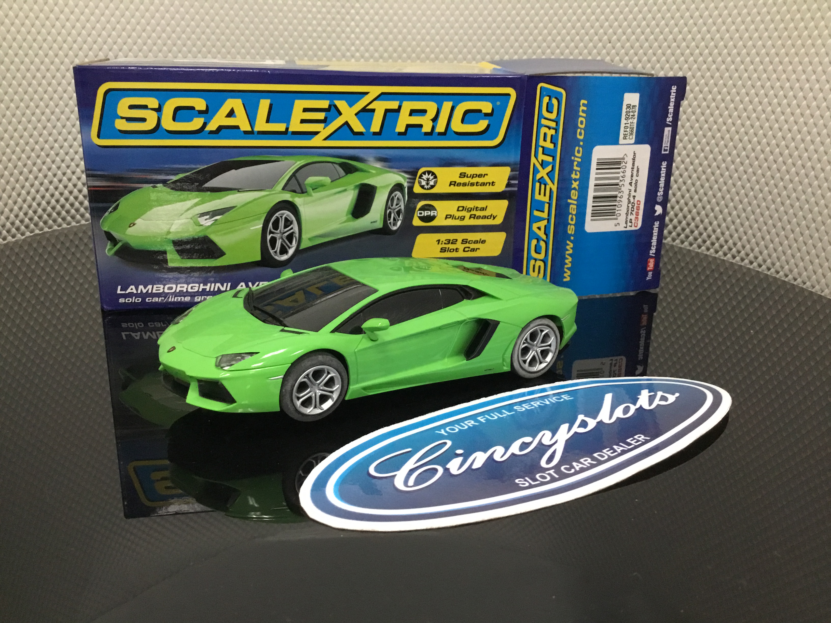 Scalextric C3660 Lamborghini Aventador. Lightly Used.
