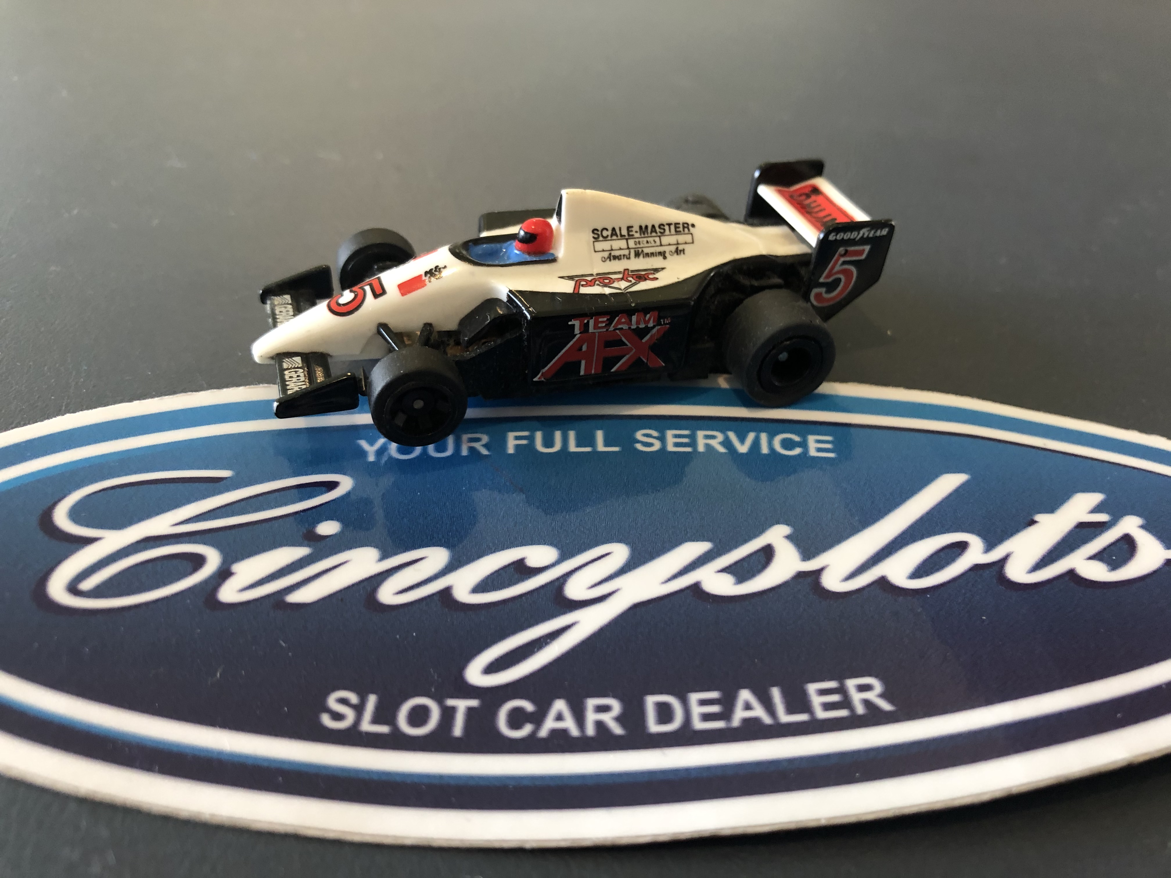 TYCO TOMY Team AFX F1 Indy HO, Used.