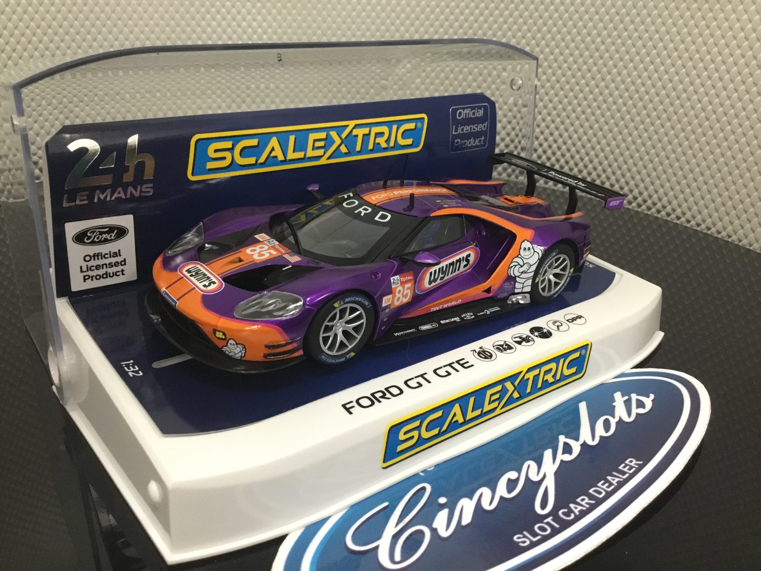 Scalextric C4078 Ford GTE Wynn's 1/32 Slot Car.