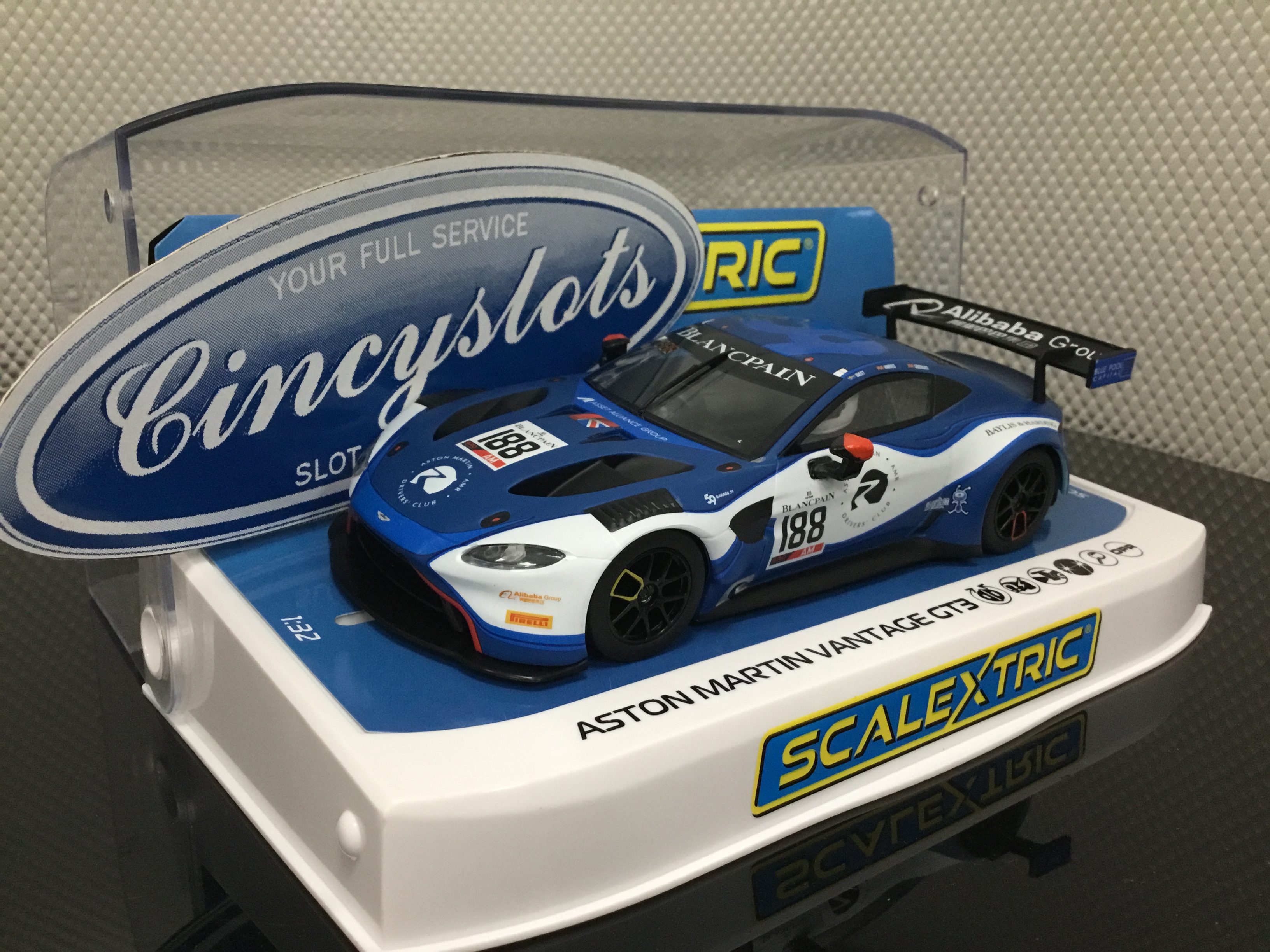 Scalextric C4100 Aston Martin Vantage GT3 #188.