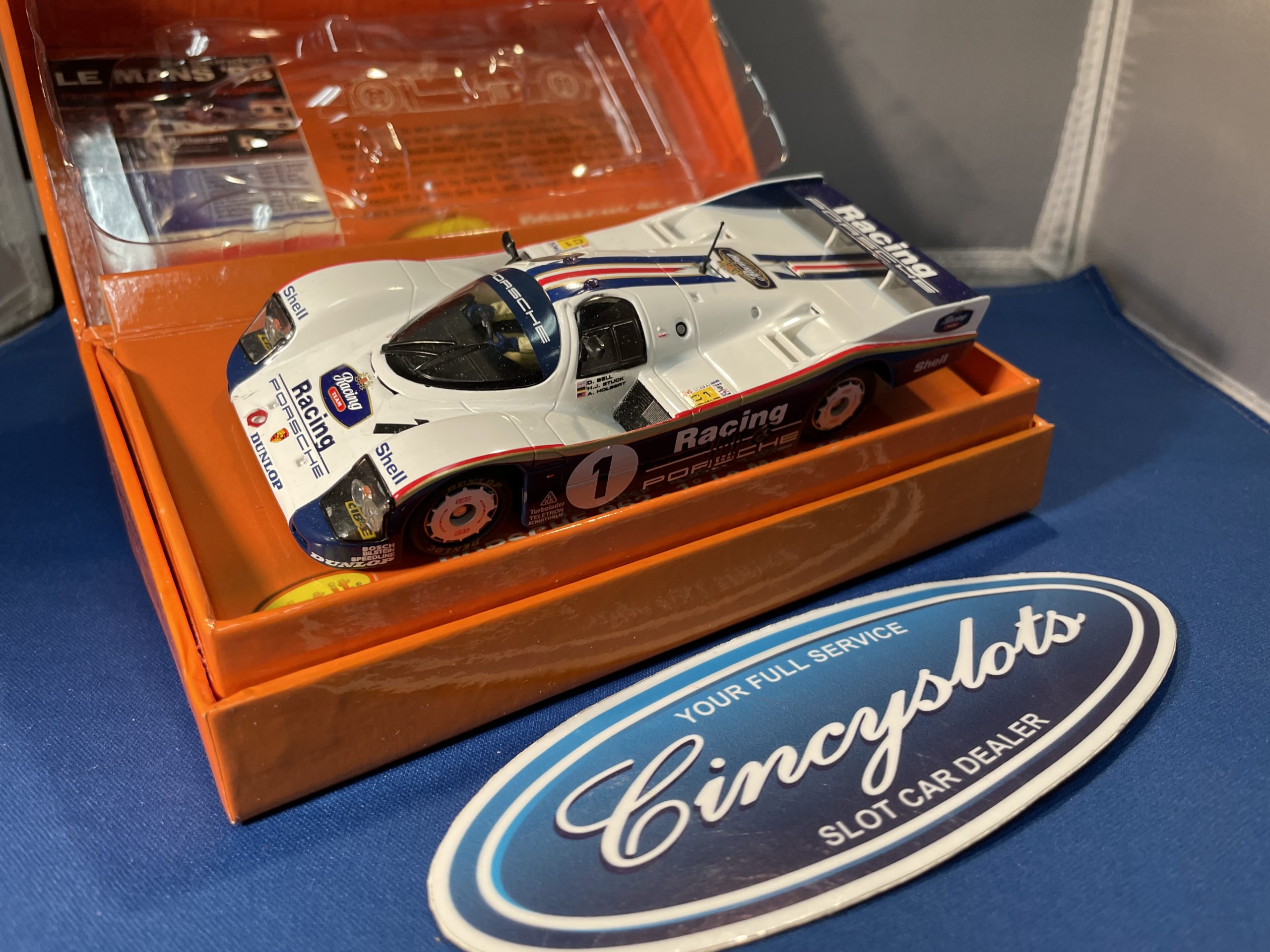 Slot.it CW04 Rothman's Porsche 962c. 1/32 Slot Car. Used.