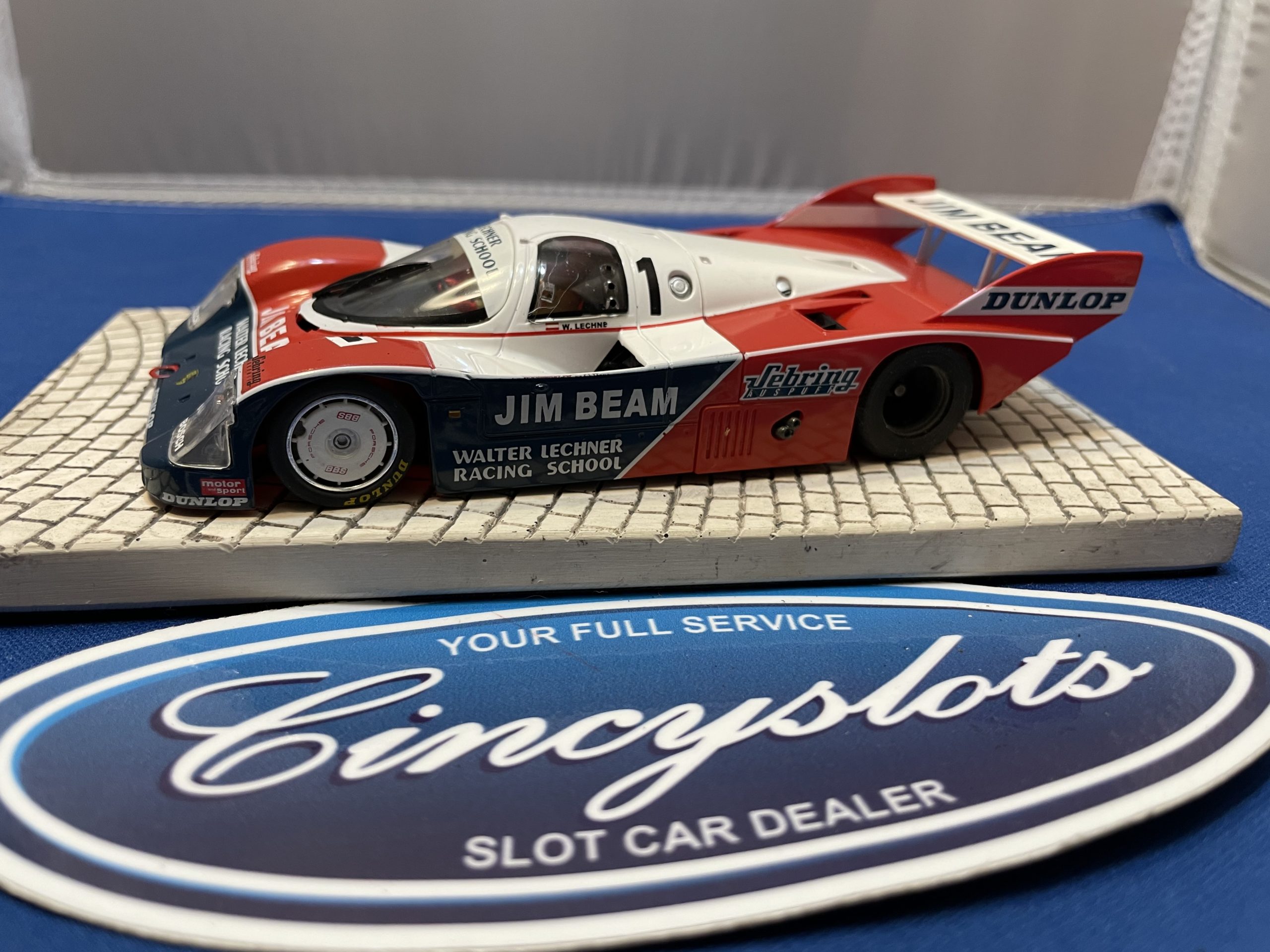 Slot.it Porsche 956 Jim Beam 1/32 Slot Car. Used, no box.