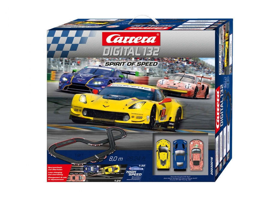Carrera D132 30016 Spirit Of Speed, 3 Car Set.