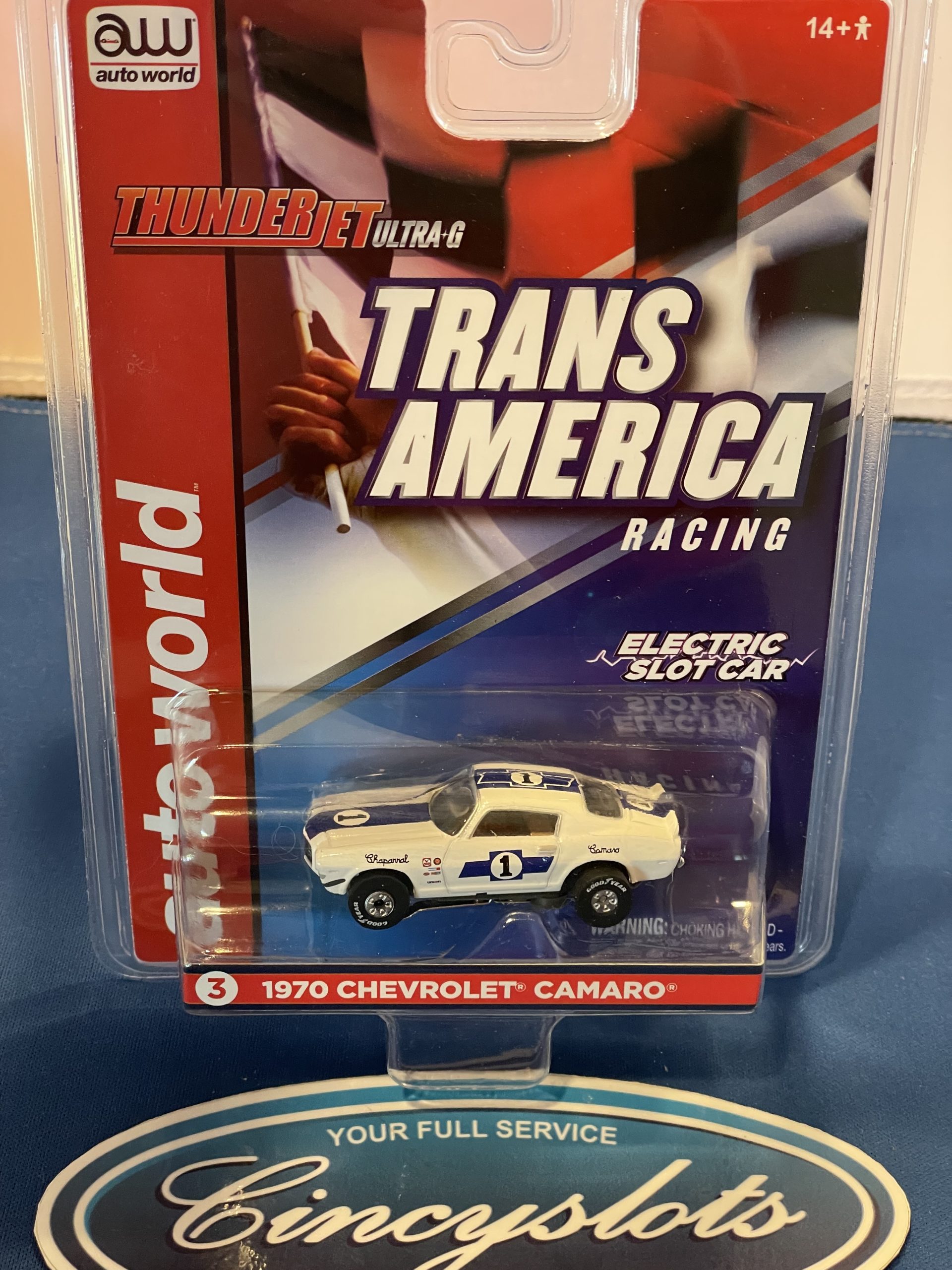Auto World 1968 Chevrolet Camaro Sunoco #6 HO Slot Car. SC362