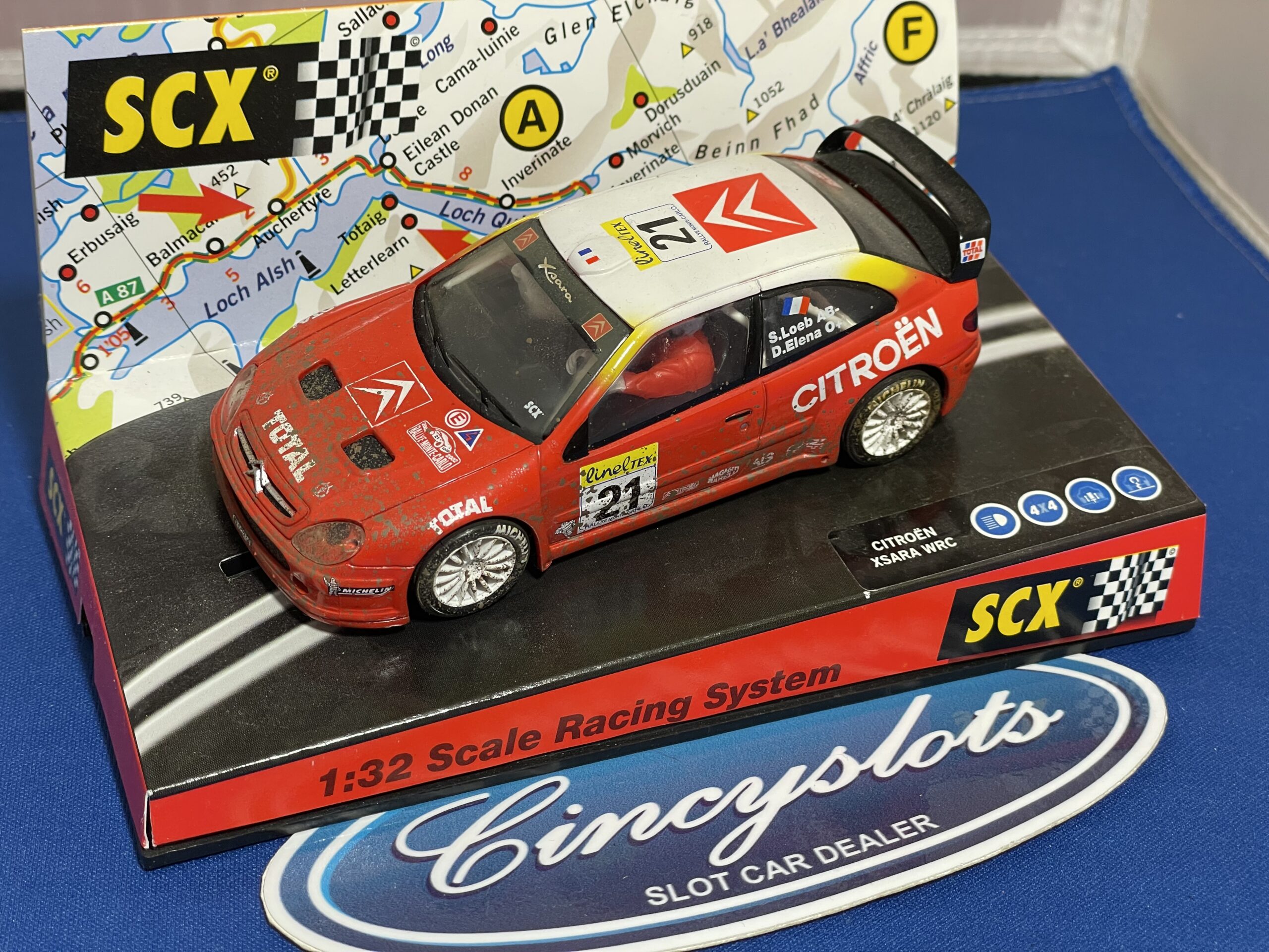 SCX 61040 Citroen Xsara WRC, Lightly Used.