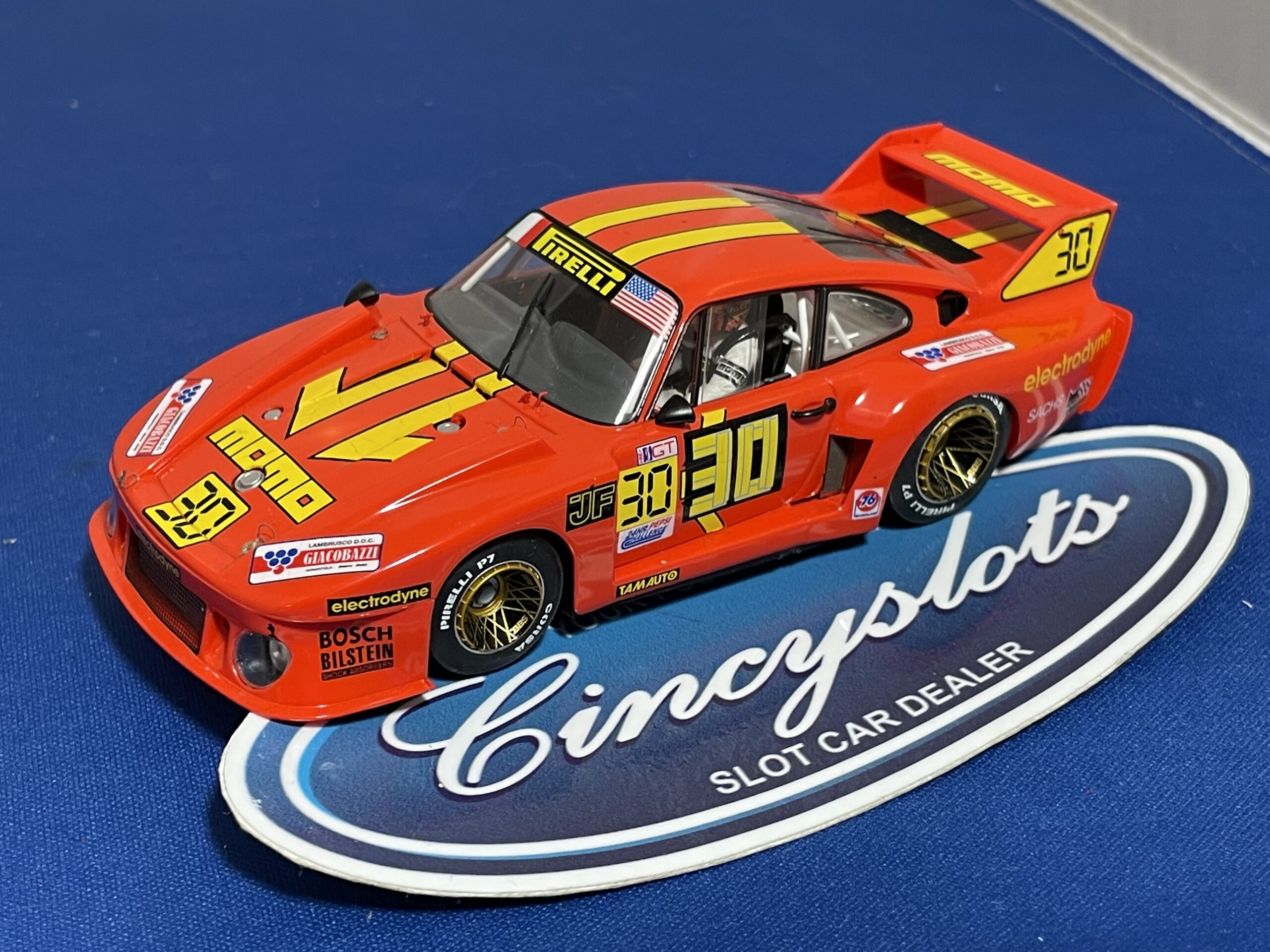 Scaleauto Porsche 935/77 Momo, Lightly Used.