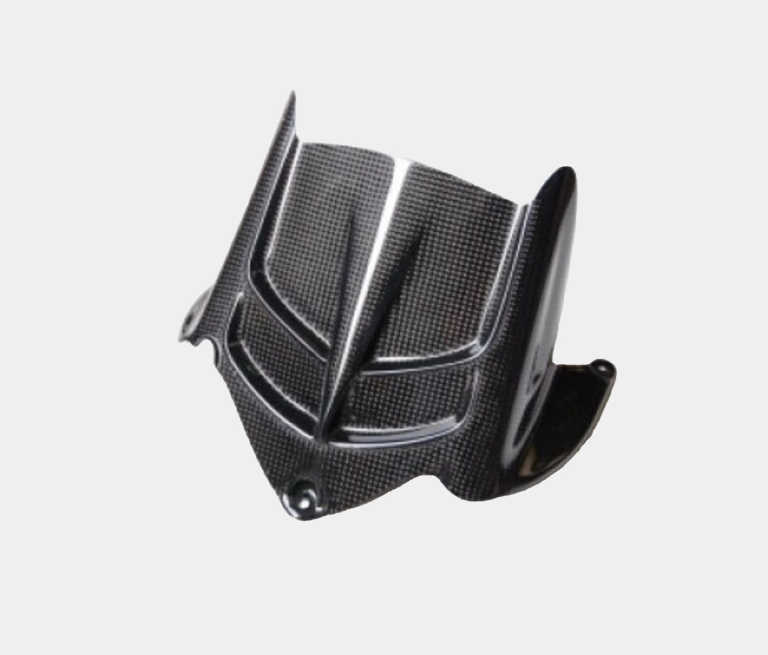 LIGHTECH Rear Mudguard Glossy Carbon Kawasaki Zx6R