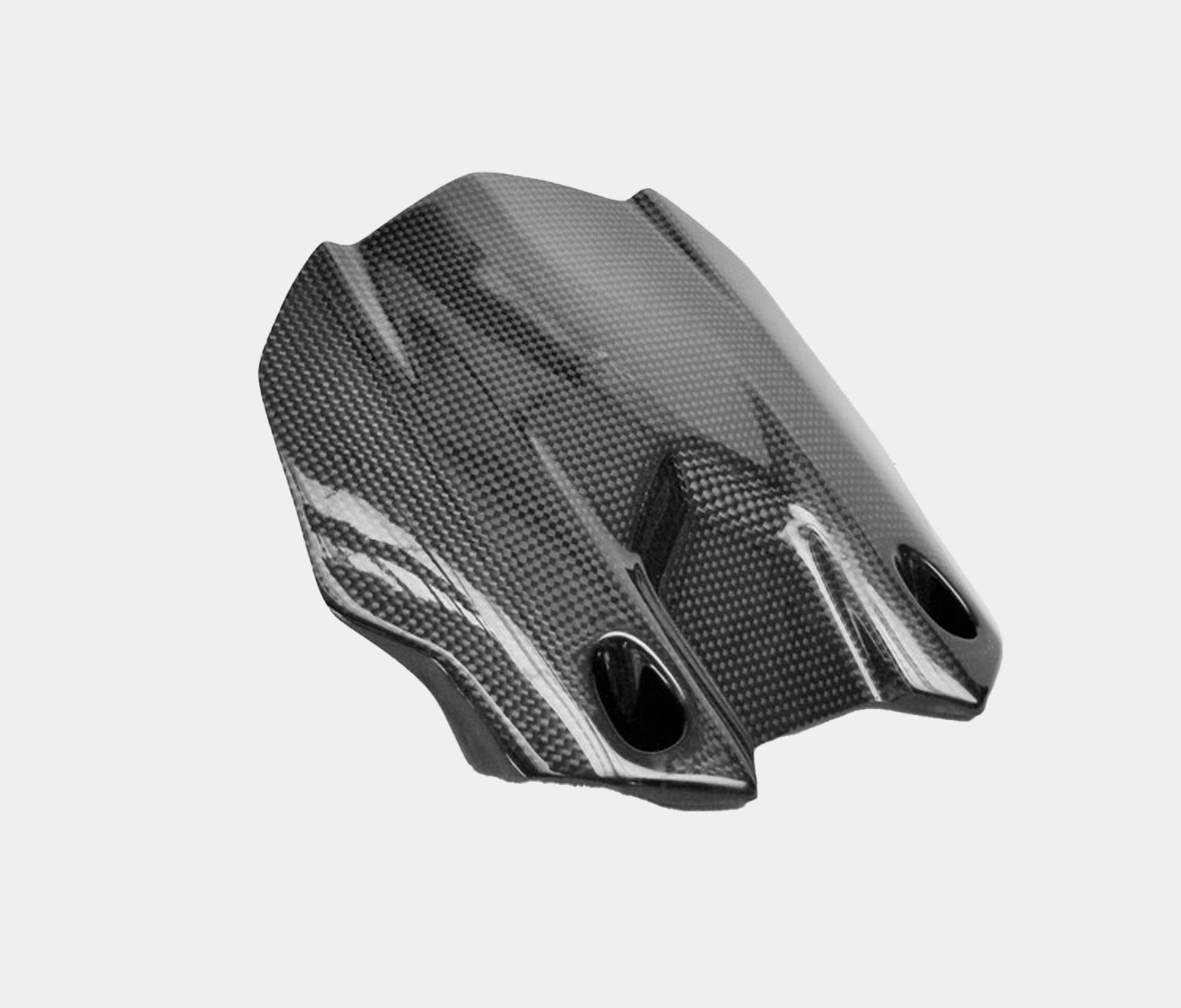 LIGHTECH Rear Mudguard Glossy Carbon Yamaha