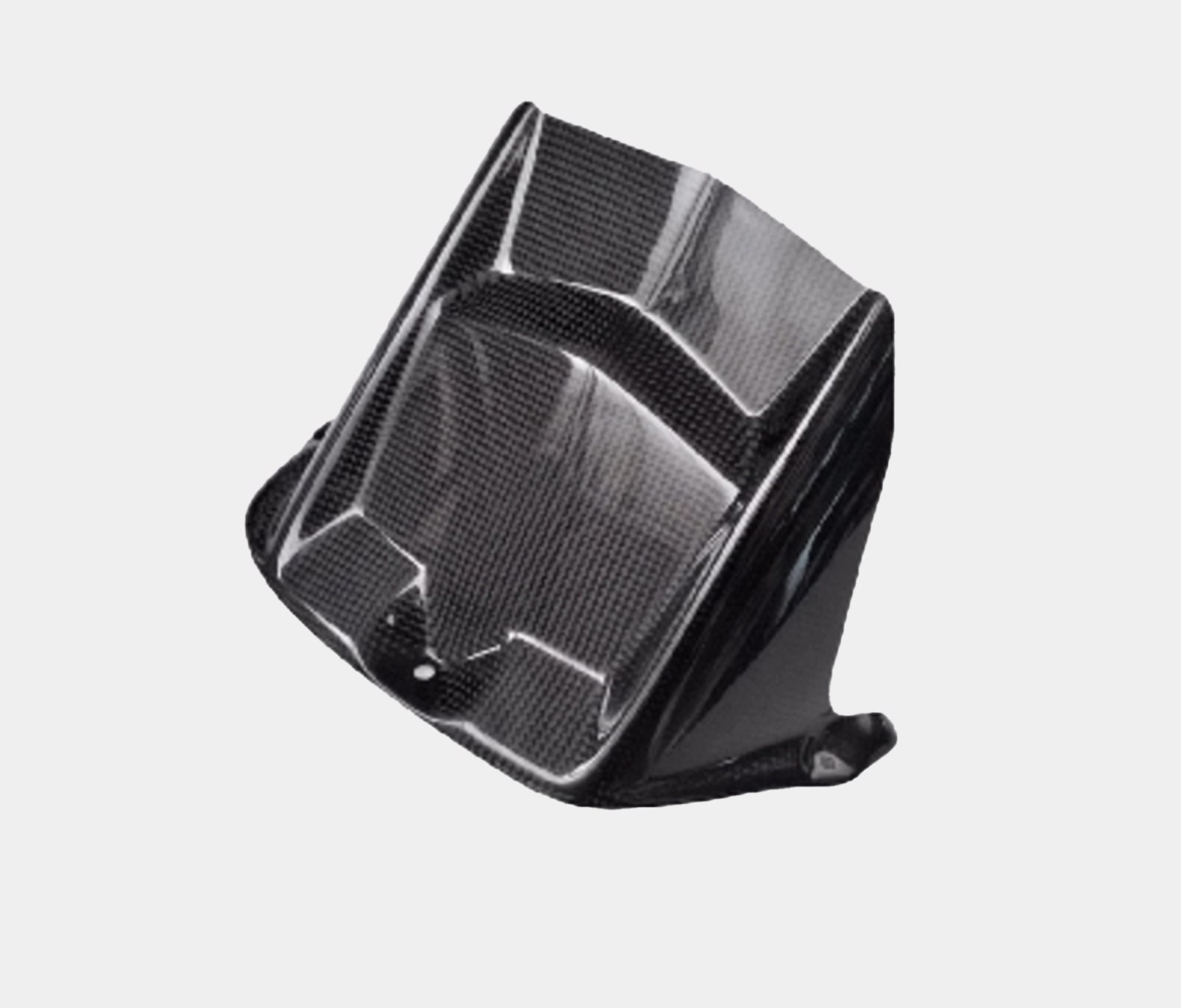 LIGHTECH Rear Mudguard Glossy Carbon Yamaha Yzf-R6