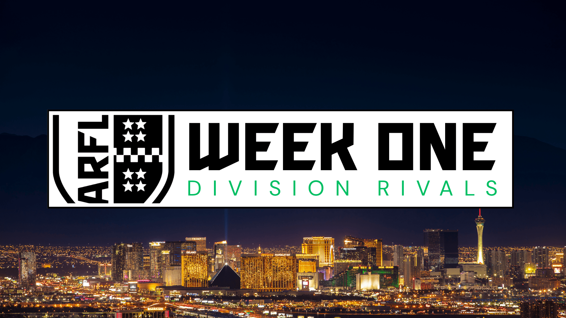ARFL: WEEK ONE