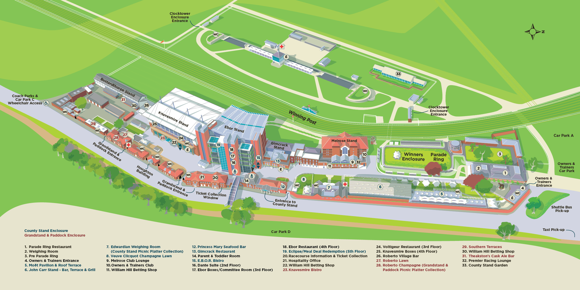 Ladies Day At York Racecourse Racecourse Hospitality York Course Map.webp