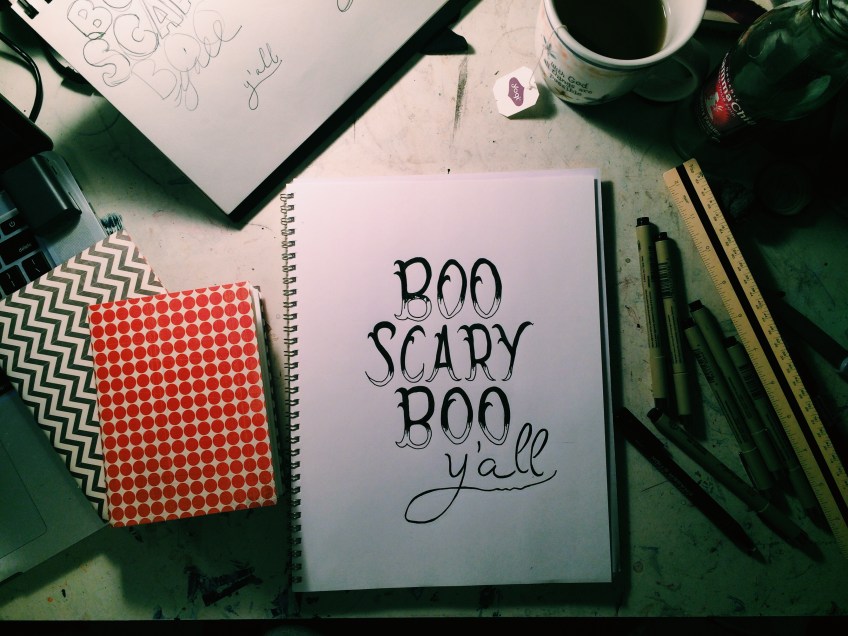 100 Days of Lettering Day 3: This is Halloween! This is Halloween!