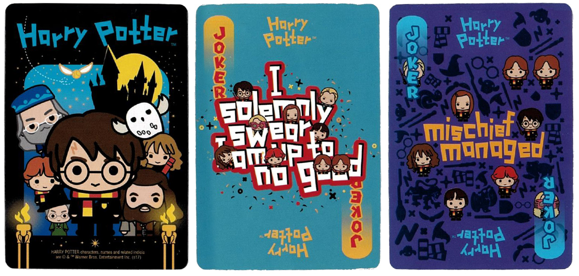 Harry Potter Chibi Deck Back and Jokers