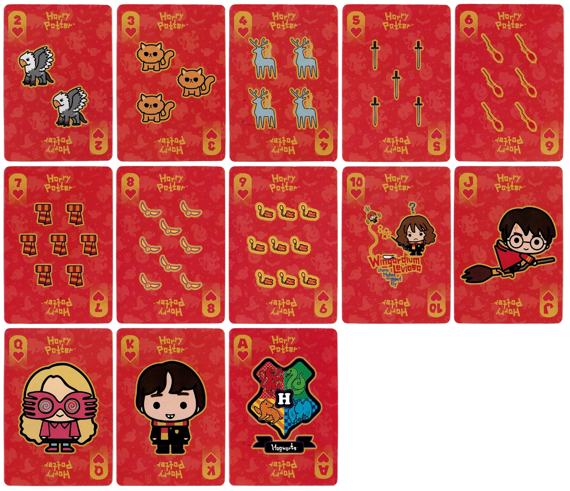 Harry Potter Chibi Deck Gryffindor Set