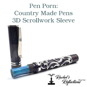 Pen Porn: Country Made Pens 3D Scrollwork Sleeve