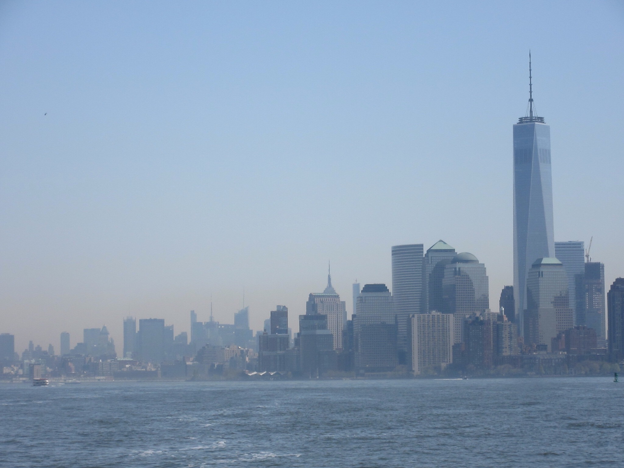 Manhattan from the Statue of Liberty