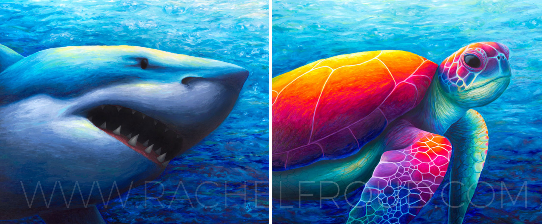 underwater paintings