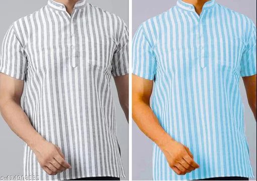 Khadi Cotton Shorts Kurtas
