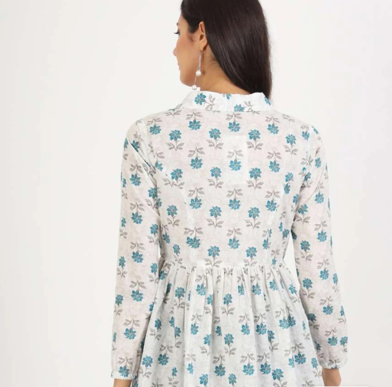 White regular empire top