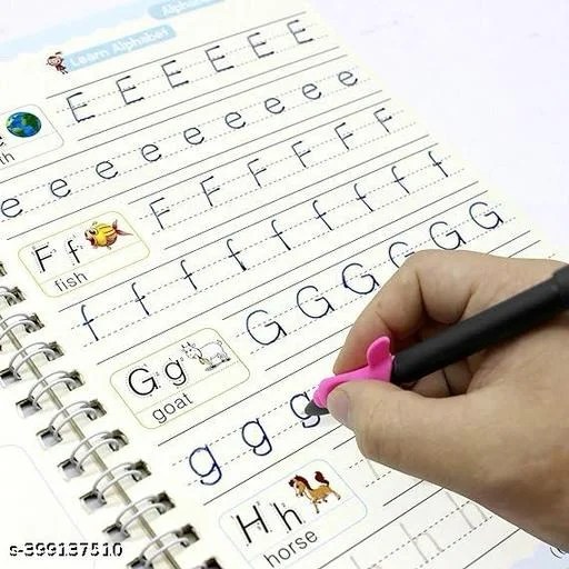 Sank Magic Practice Copybook (4 BOOKS,2 PEN,2 GRIP,10 REFILL)