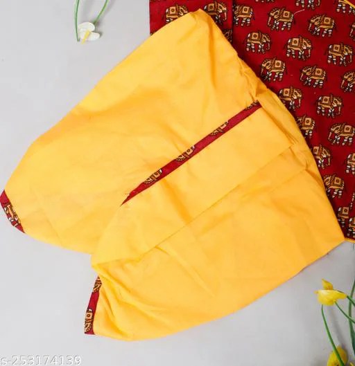 UNISEX Spack Cotton Embroidered Block Printed Full Length Dhoti Kurta Pant