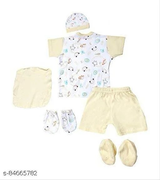 Little New Born Hub 6 pcs Unisex Baby Gift Set