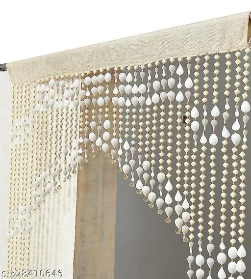 Transparent Door Curtain Single Curtain