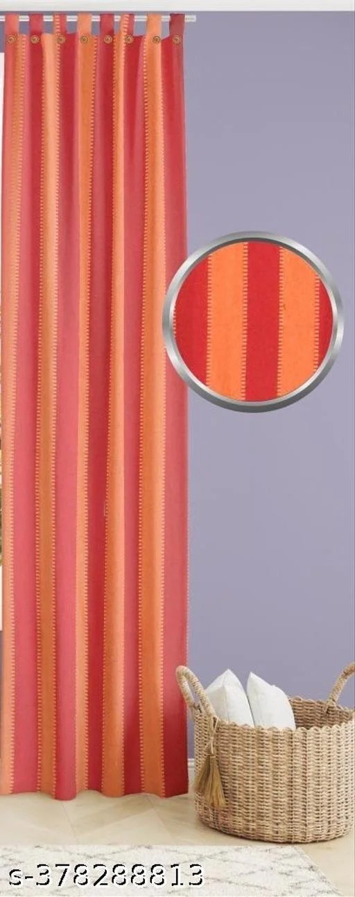 Varahi Cotton Striped Curtain