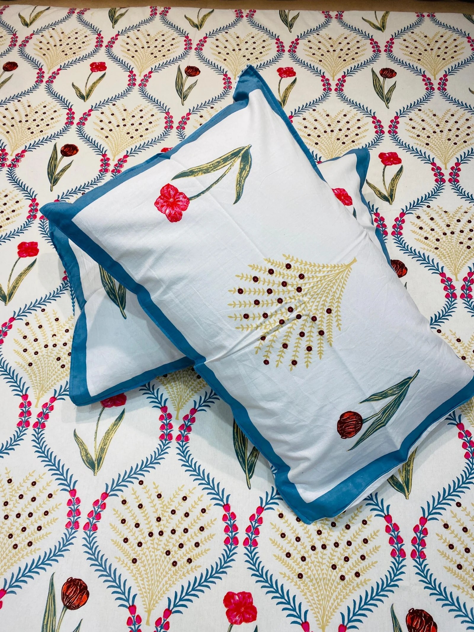 BLOCK PRINTED BEDSHEET