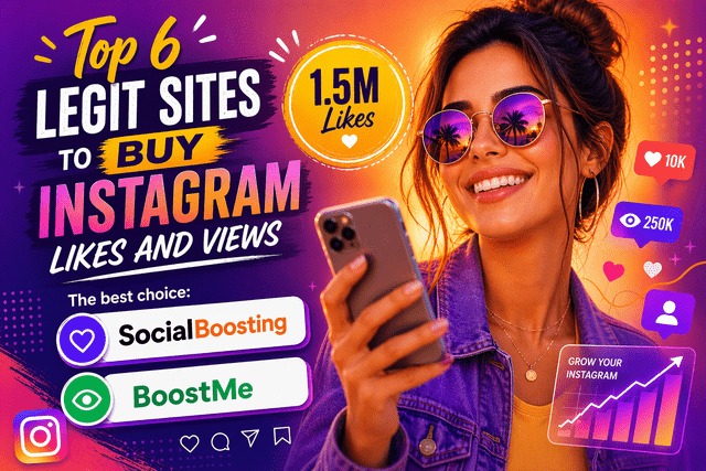 Top 6 Legit Sites to Buy Instagram Likes and Views (2026 Guide)