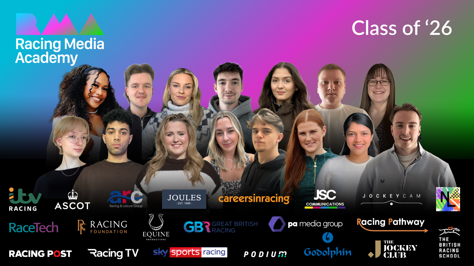 Racing Media Academy - Successful Candidates 2026