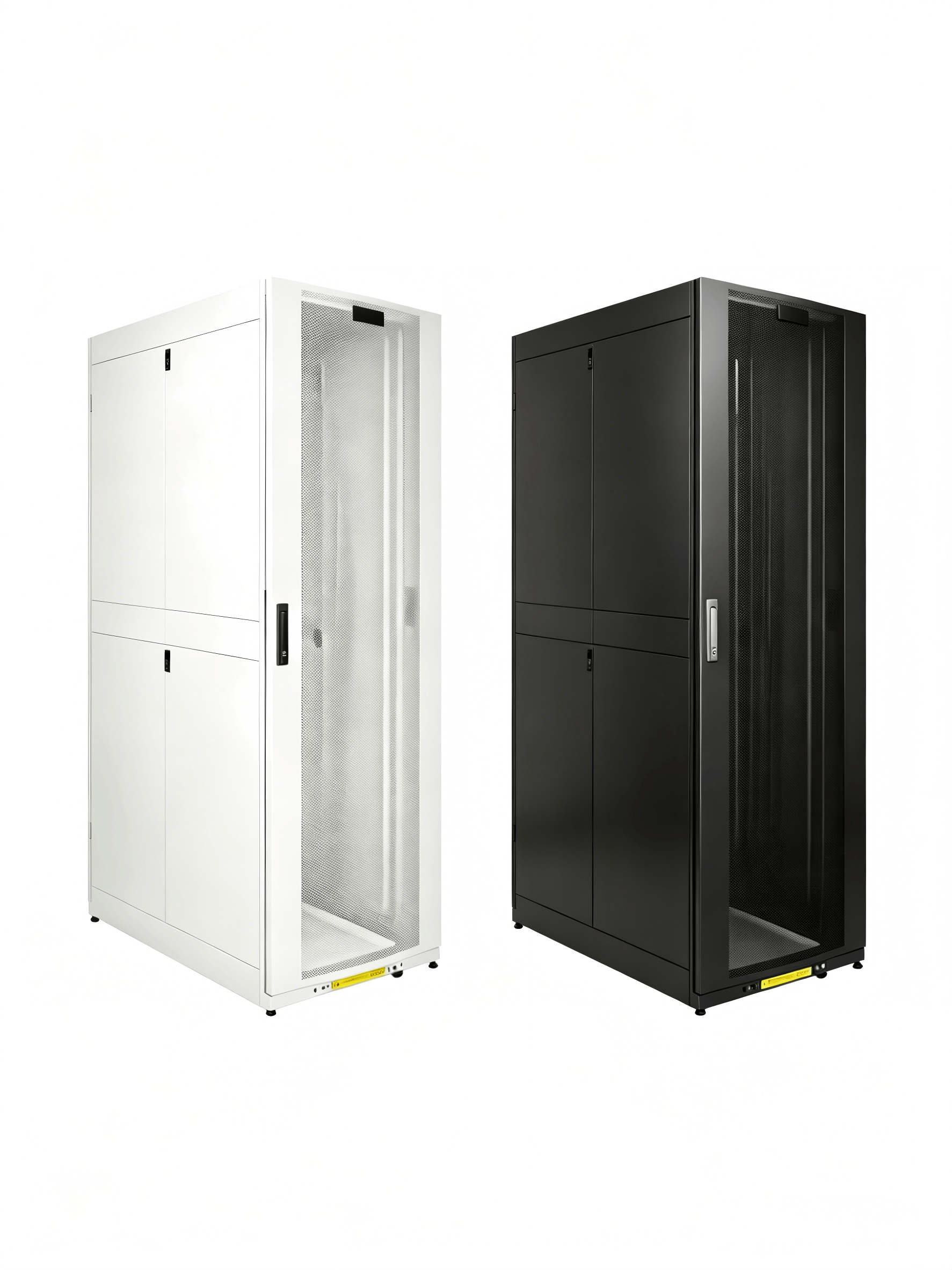 42U Server Rack Cabinet - 43Inch / 48Inch Depth, IT Network Equipment Cabinet Rack Enclosure with Casters - 3000lbs Weight Capacity