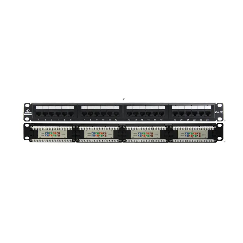 Cat 5E UTP patch panel PND24-UC5E