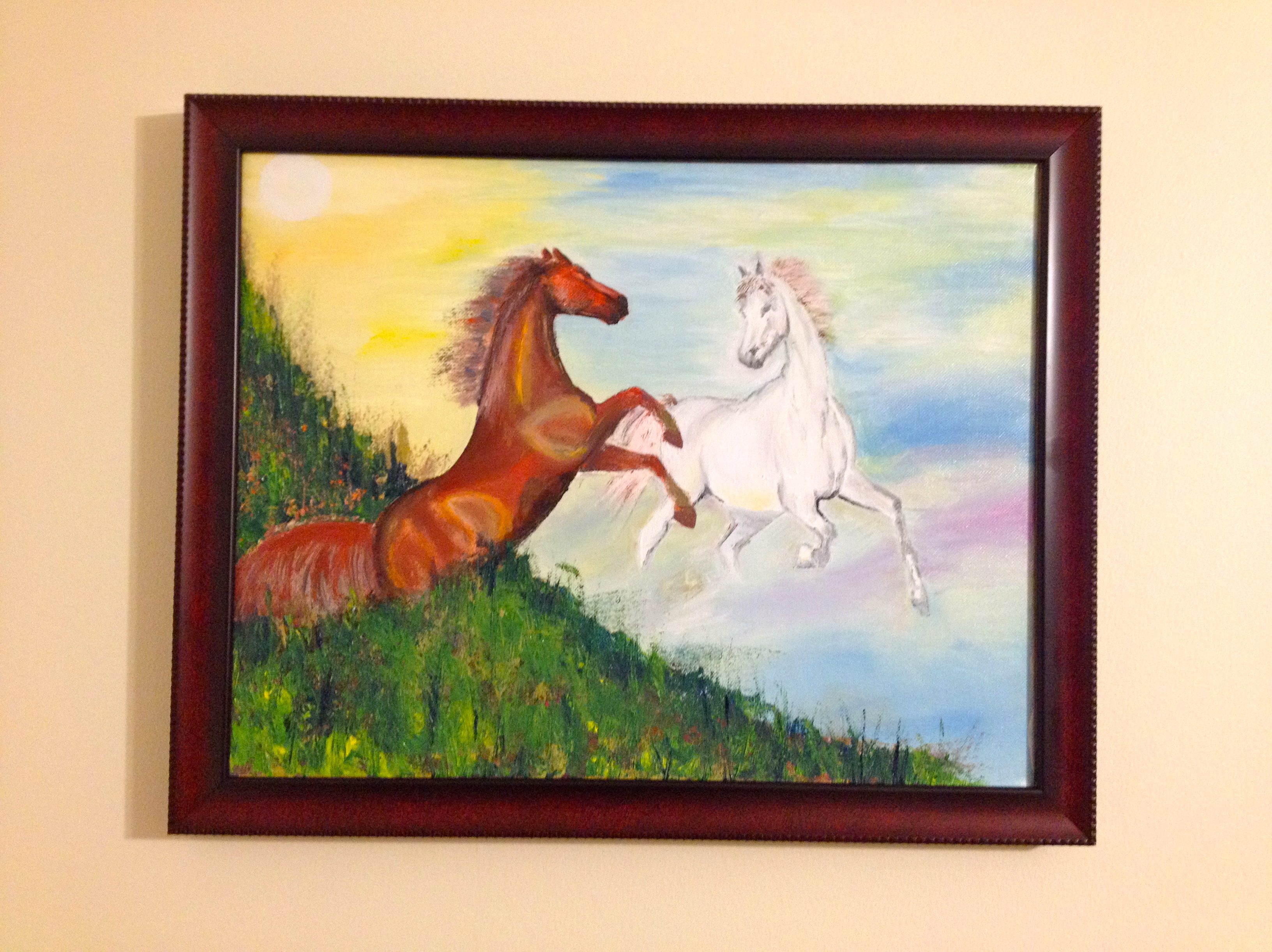 003. Brown & White, 17.5 x 14"