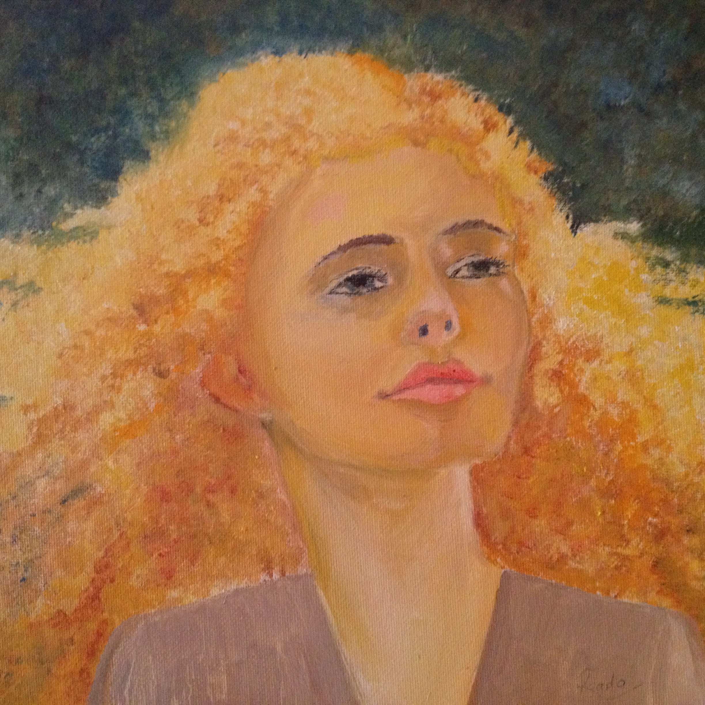 007. Anna, Unframed size: 10" x 10"