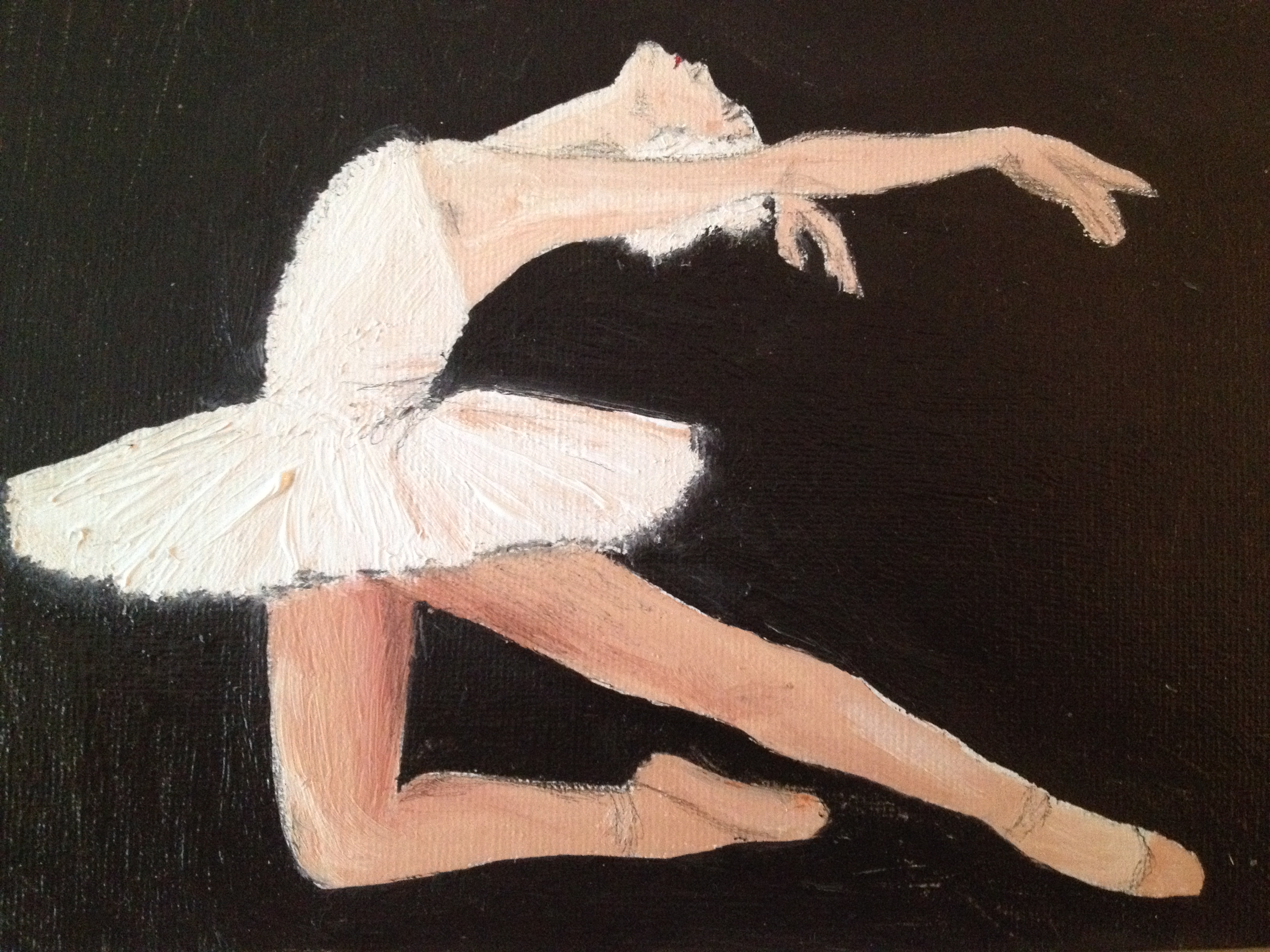 009. Ballerina, Unframed size: 8" x 6"