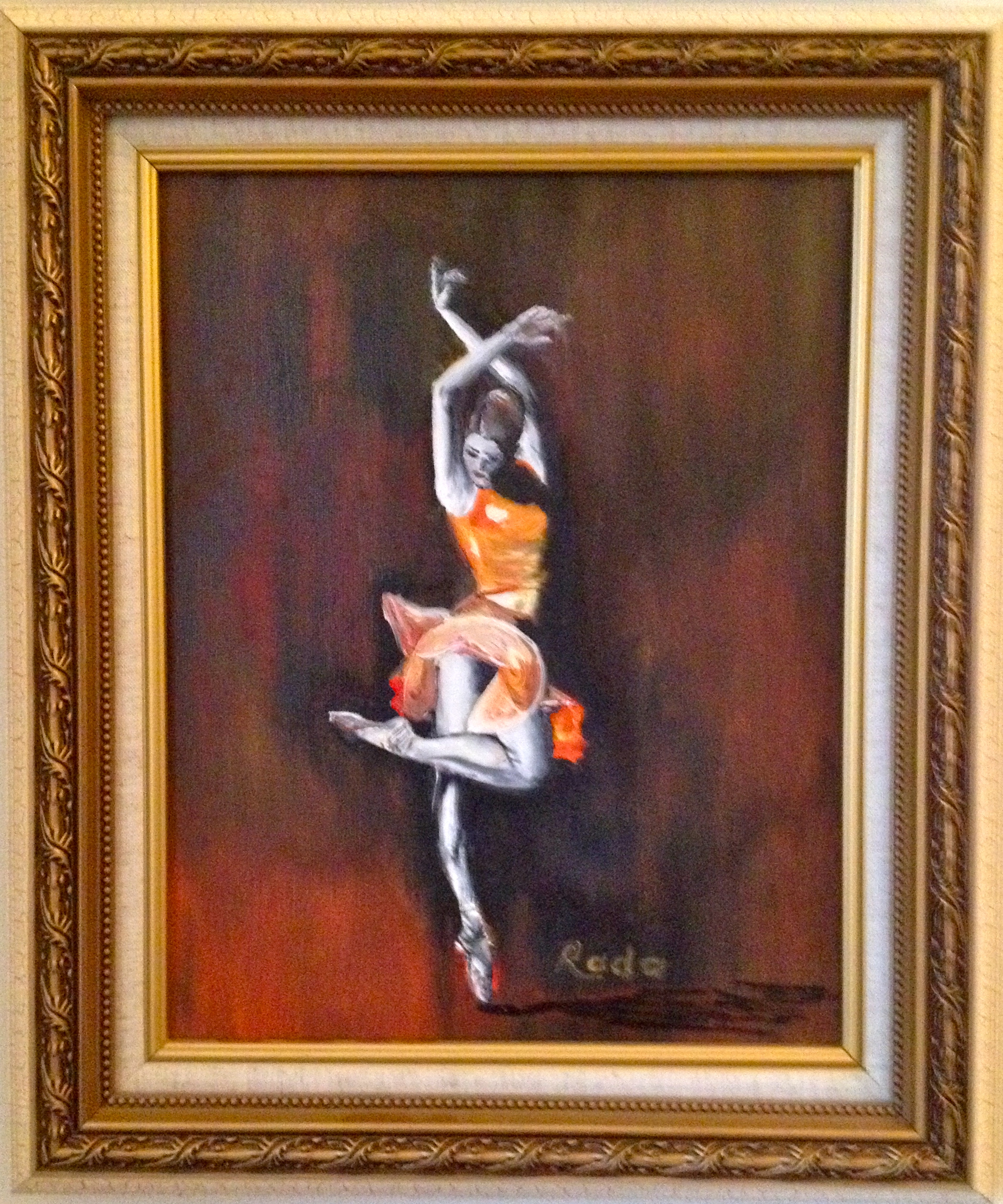 011. Salsa, Unframed size: 11" x 14"