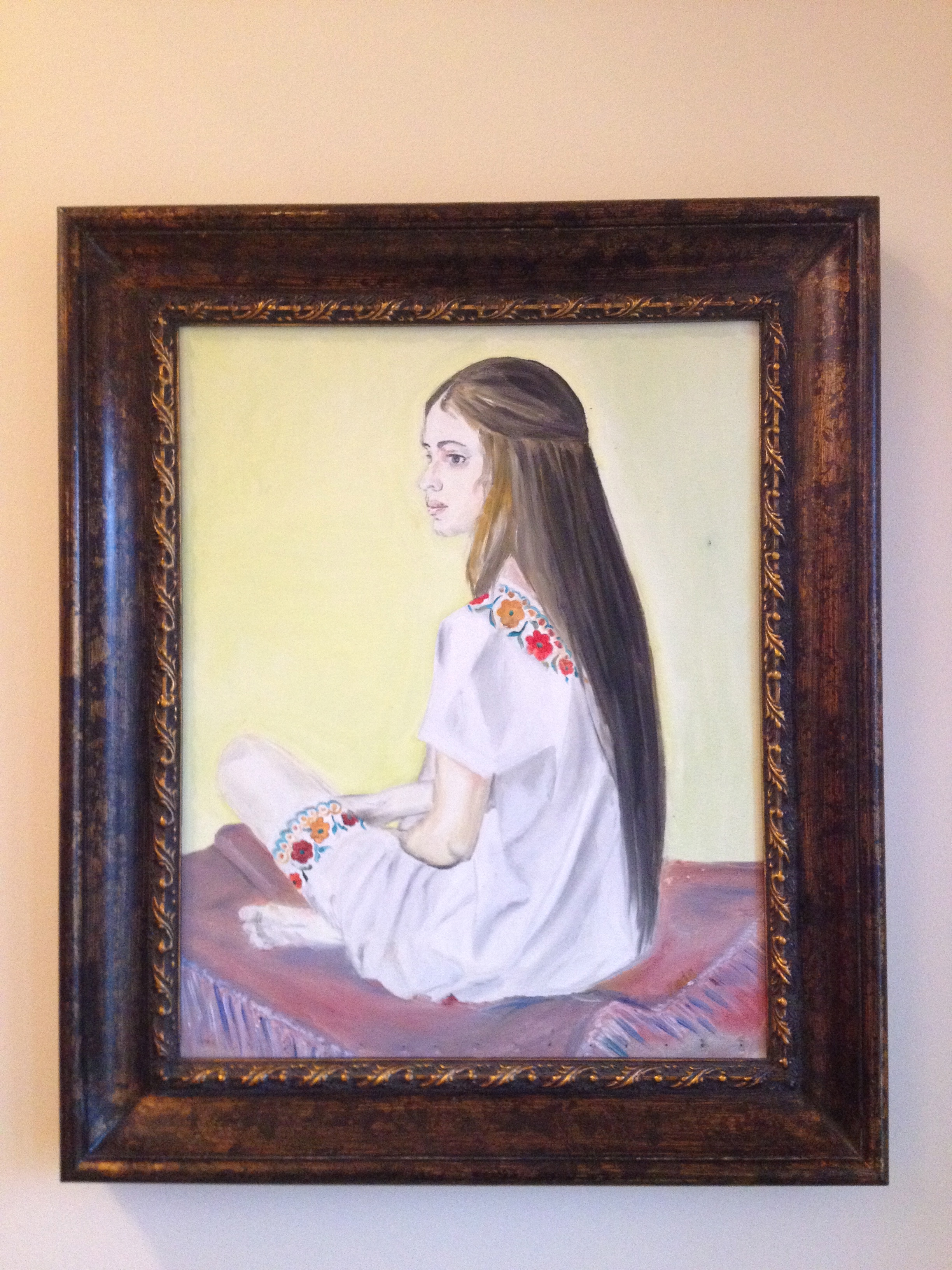 013. Hippie, Unframed size: 16" x 20"